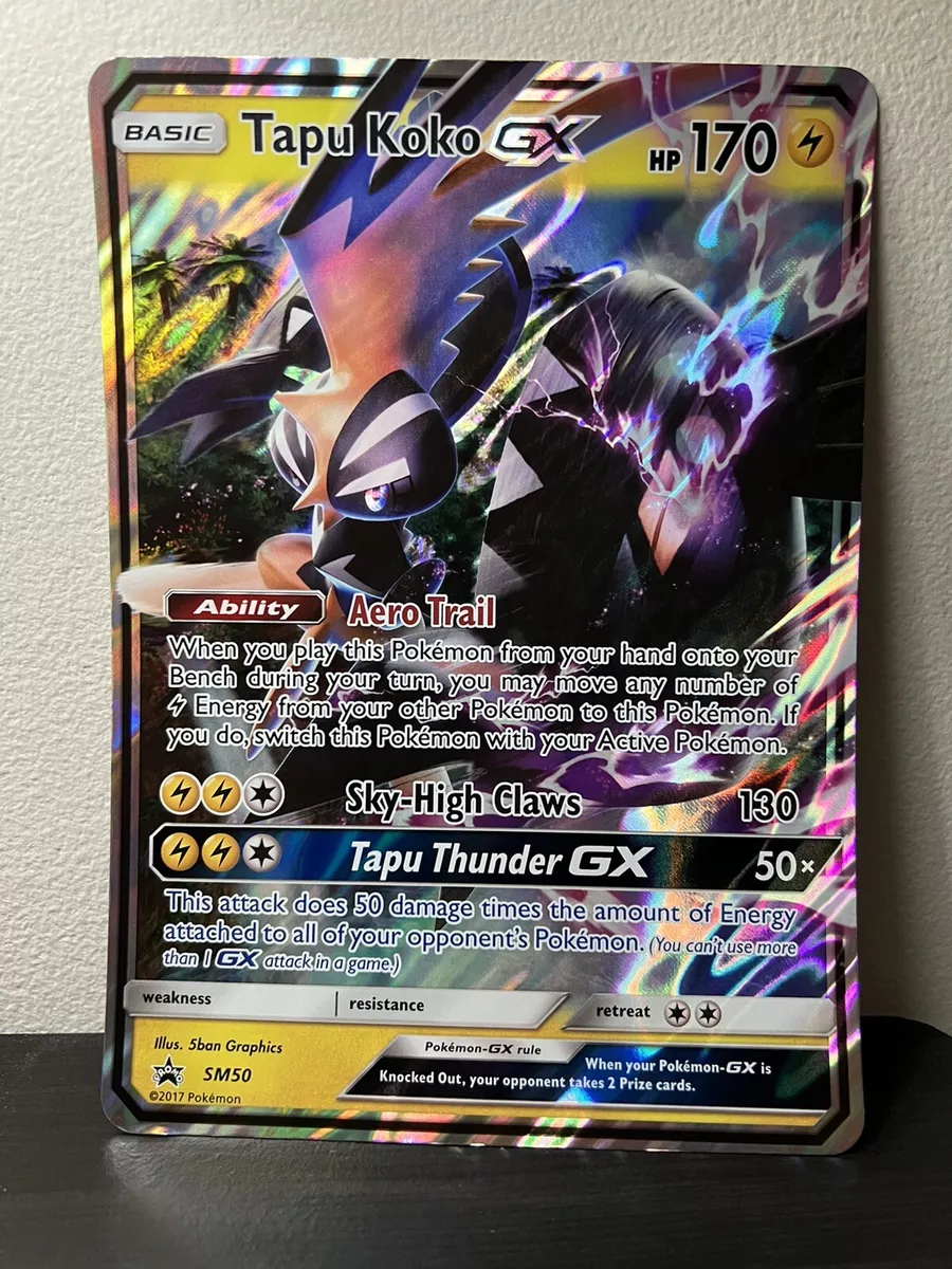 Tapu Koko GX (SM50) (Jumbo Card) [Sun & Moon: Black Star Promos]