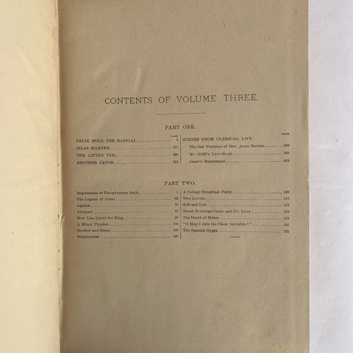 The Works of George Eliot in 3 Volumes, c. 1890, Collier - Picture 16 of 19