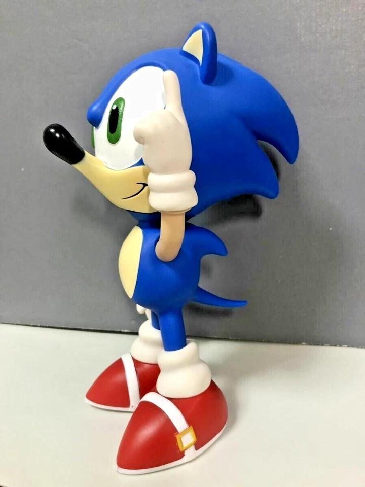 刺猬索尼克系列可动娃娃人偶 9 英寸 MEGA 罕见 SS 世嘉二手 — 第 2/4 张图片
