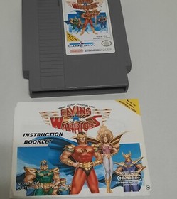 Flying Warriors Nintendo NES Complete in Box w/ Manual TESTED/WORKING - READ 