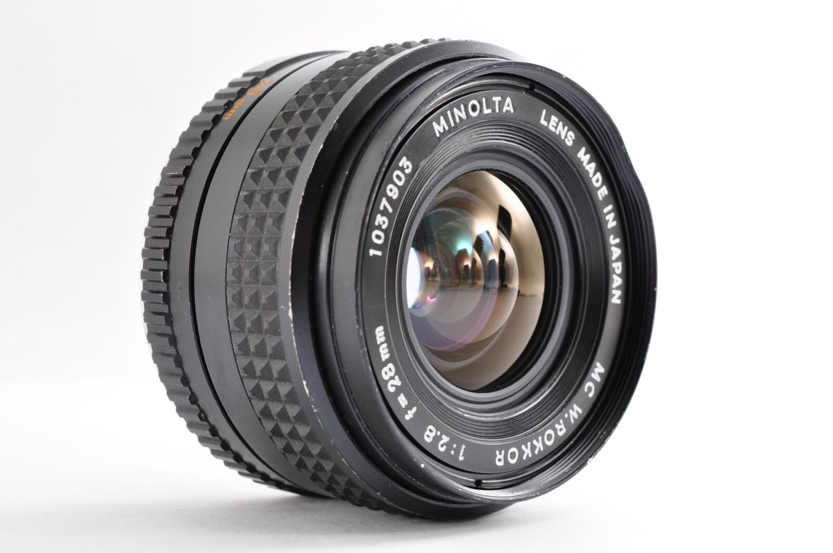 Minolta MC W.Rokkor 28mm f/2.8 Wide Angle Lens [Exc+5] Japan