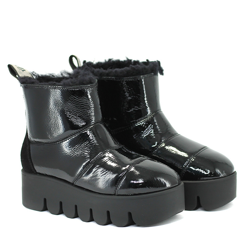 TOO MOLLIS - STIVALETTO VERNICE negro SUOLA ALTA MONTONE -40% DI SCONTO TOO MOLLIS - STIVALETTO VERNICE negro -40% SUOLA ALTA MONTONE -40% negro DI SCONTO 1be055