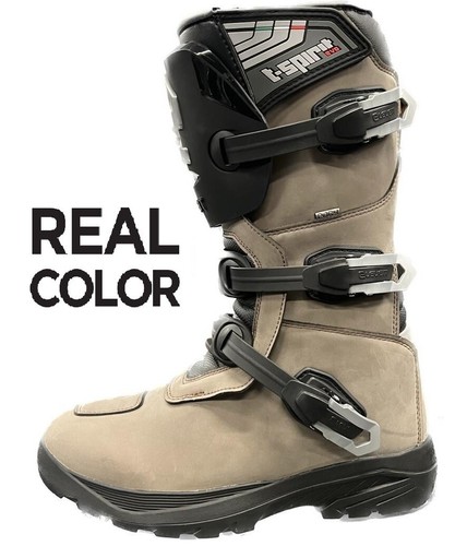 ELEVEIT T-SPIRIT EVO WP WATERPROOF BROWN ADVENTURE TOURING MOTORCYCLE BOOTS SIZE 42 - Picture 6 of 6