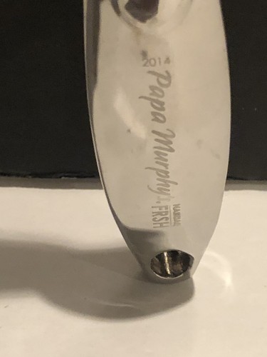Papa Murphy's Heavy-Duty Pizza Cutter BergHOFF 18/10 Wheel w Finger Guard w/Flaw - Picture 4 of 9