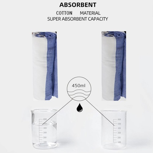 Bath Towel Striped Pattern Keep Dry Swimming Pool Absorbent Large Towel