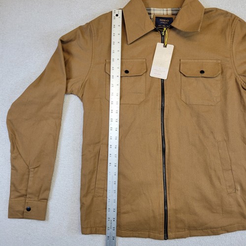 Herrenjacke Größe Small Nomad Orange Rost durchgehender Reißverschluss Neu mit Etikett Freizeit leichtes Wetter - Bild 2 von 14