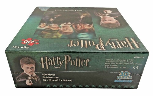 Harry Potter Friends 2007 Nuevo Puzzle 3D 500 Piezas 16 x 20 Eco Visual Hobbico WB - Imagen 3 de 6