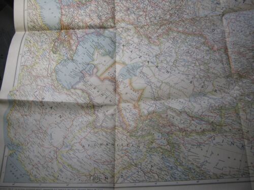 VINTAGE UNION OF SOVIET SOCIALIST REPUBLICS MAP National Geographic Dec. 1944 - Picture 3 of 5