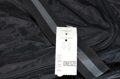 NEW Eddie Bauer Canvas 22-inch Duffle Travel Bag Multiple Compartments NWT Black - Picture 5 of 16