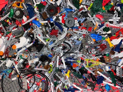LEGO Bionicle/ Technic Mixed Bundle Pcs. Connector Cables Mindstorm Robot 9# Lot - Picture 3 of 12