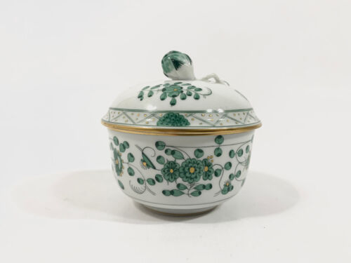 Meissen Indian Flower Green Sugar Bowl - Picture 2 of 9