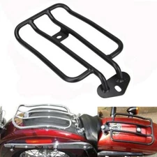 Black Rear Solo Seat Luggage Rack Fit For 2004-2016 Harley Sportster XL 883 1200