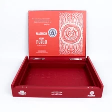 Plasencia Cortez Alma Del Fuego Empty Wood Cigar Box 10" x 8" x 1.75"