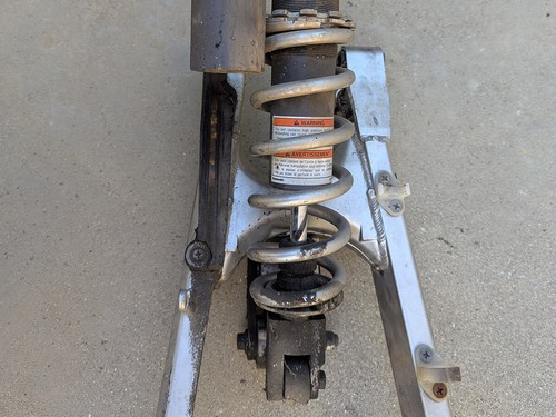 2009-2014 Kawasaki KLX250SF OEM Swingarm Swing Arm Rear Shock Assembly Uni Trak - Picture 4 of 13
