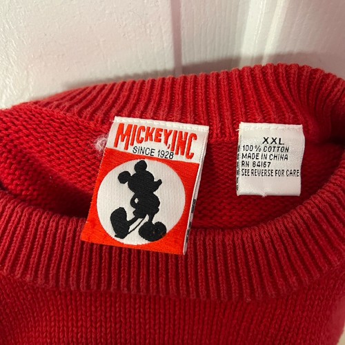 Suéter tejido Mickey & Friends bordado L de Mickey & Friends vintage de Disney - Imagen 9 de 10