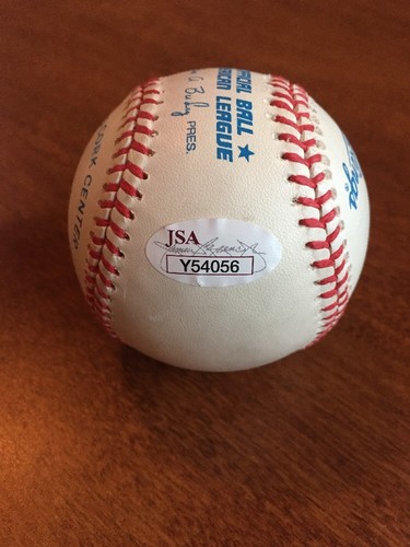 DIREK JETER & PHIL RIZZUTO Firmado Rawlings OMLB JSA/LOA Y54056 - Imagen 6 de 10
