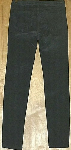 KUT DIANA Skinny Ankle Corduroy Jeans SIZE 0 Color Charcoal Black - Picture 4 of 4