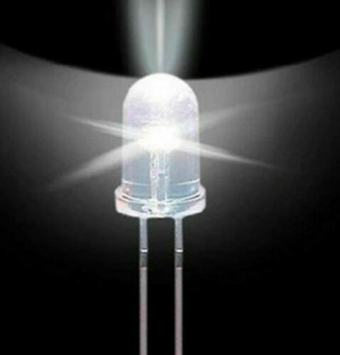 Diodi emettitori luce LED 3 mm trasparenti 50 pz venduti USA/SH - Foto 3 di 3