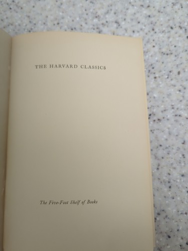 The Harvard Classics Plato, Epictetus Marcus Aurelius Volume II 1909 Hardcover - Picture 5 of 7