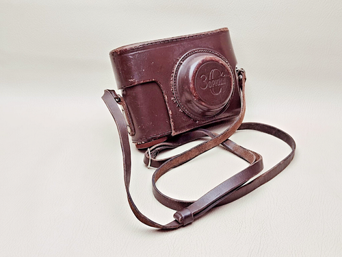 Zorki C USSR Russian Leica Copy Camera w/Industar-22 5cm f/3.5 lens Case - Picture 4 of 21