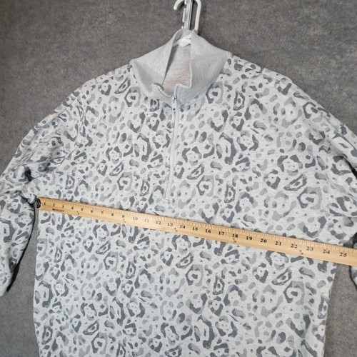 aerie Sweater Womens Small Gray 1/4 Zip Pullover - Picture 4 of 13