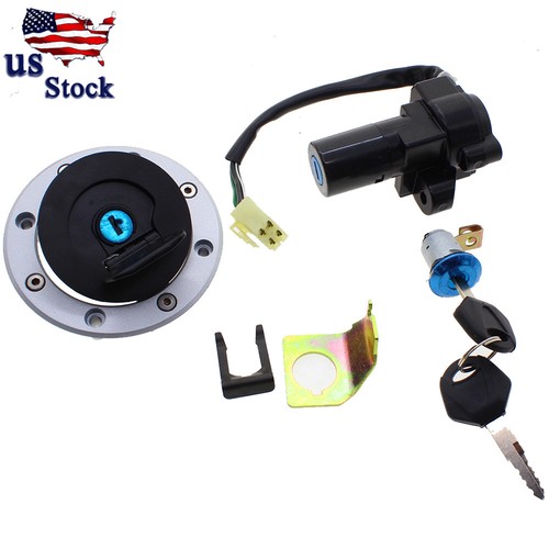 For Suzuki GS500 2001-2010 Ignition Switch 4Plugs Gas Tank Seat Lock Keys 2009 - Picture 4 of 8