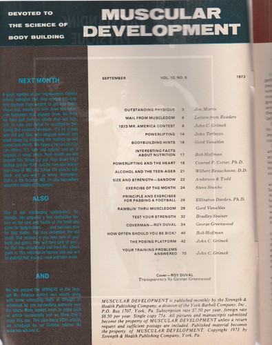 MUSCULAR DEVELOPMENT 2 ISSUES, SEPT.'73 JIM MORRIS MR. AMERICA,DEC.'81-BO DEREK - Imagen 2 de 4