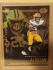 A.J. Dillon 2020 Illusions Bronze Rookie Card #427/499 Green Bay Packers RB