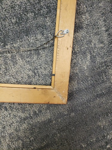 Vintage Beautiful Wood Frame 15.5x 19.5 inside diameter Victorian - Picture 5 of 5