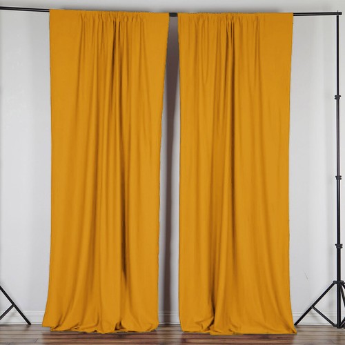 Solid Poplin Curtain Window Panel or Photography Studio Backdrop 58" Wide - Picture 32 of 72