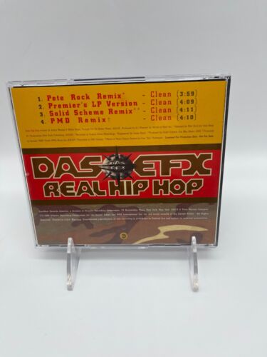 Das EFX Real Hip Hop CD Promo 4 Tracks Pete Rock PMD Remix 1995 Atlantic - Imagen 3 de 3