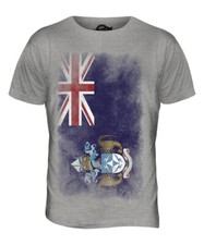 TRISTAN DA CUNHA FADED FLAG MENS T-SHIRT TEE TOP GIFT SHIRT CLOTHING JERSEY