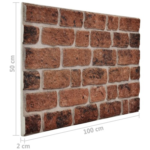 3D Wall Panels with Dark Brown Brick Design 11 pcs EPS E5S3 - Picture 8 of 8