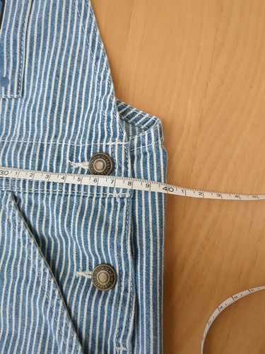 Super Mario Kids Overalls Hickory 140~150cm 10T New From Japan Bandai - Picture 8 of 18