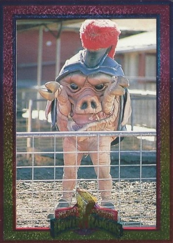 Collect-A-Card's 1994 MIGHTY MORPHIN POWER RANGERS SERIES 1 single cards - Picture 78 of 120