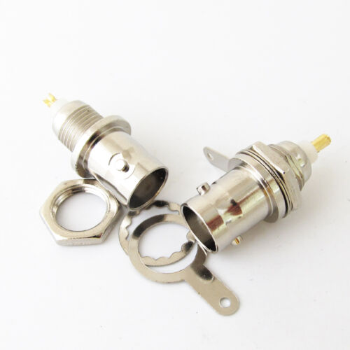 1pc Nickel Plated BNC Female Jack with Bulkhead Chassis Panel Mount Connector - Picture 6 of 7