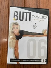 Buti Yoga Foundations (2 DISC DVD) Workout Set with Bizzie Gold Free Shipping!