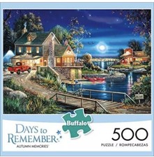 	Buffalo Games - Days to Remember - Autumn Memories - 500 Piece Jigsaw Puzzle	
