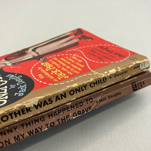 2 Vintage MMPB Jack Douglas Books My Brother was an Only Child Funny Thing Grave - Picture 7 of 11