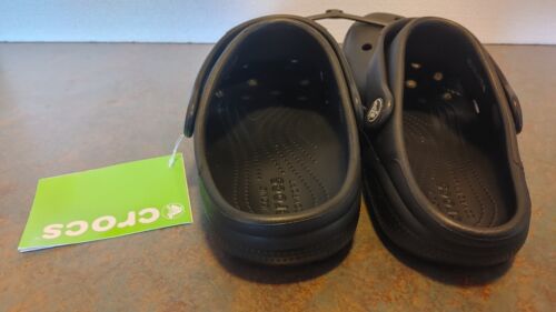 NEU Crocs Unisex Iconic Comfort schwarz Größe W9 M7 schwarz Nursing Coast Clogs - Bild 3 von 7