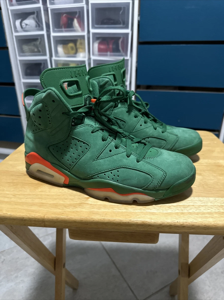 Jordan 6 Retro Green Suede Gatorade | eBay