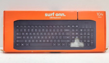 New Surf Onn USB Keyboard 104 Keys PC  MAC compatible- USB plug and play