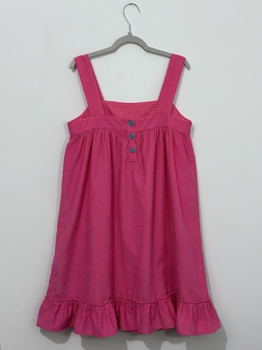 Mini Boden Girls Corduroy Sundress 11-12Y Pink Ruffle Buttons Sleeveless - Bild 4 von 9