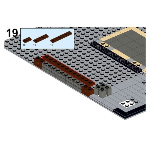 Modular Street with Pub, Hotels, Restaurant 10462 Bricks MOC-74911 High Quality - Picture 4 of 6