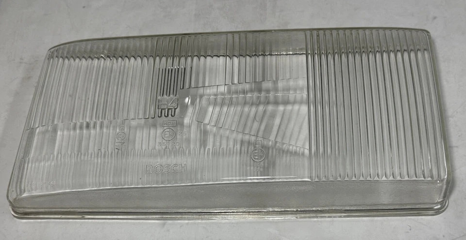 Par de lentes de faros Bosch 72-80 Mercedes W116 280S Lh Rh SOLO VIDRIO - OEM Foto 3 de 4