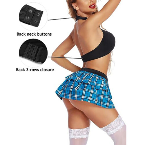 Adult Only Sexy Cosplay Costume School Girl Student Uniform Naughty Lingerie Set - Picture 80 of 138