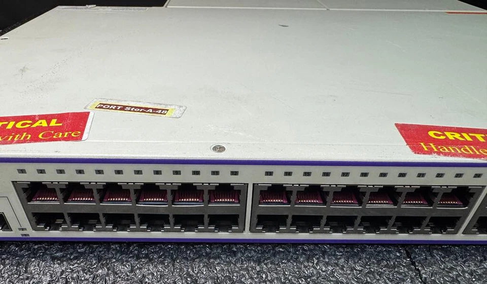 Alcatel-Lucent OmniSwitch 48 Port OS6850E-48X With 2 Power Supply PS-126W-AC - Image 3 of 4