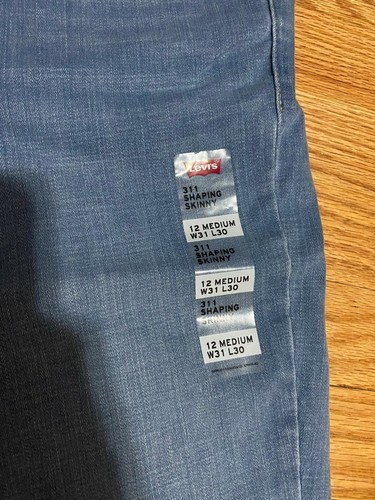 Levi’s 311 Shaping Skinny Women's Jeans (Oahu Morning Dew Light Wash) - Picture 11 of 12