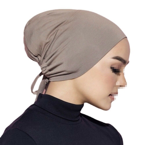 Gorra De Pañuelo Suave Para Mujeres Gorra Elástica Turban Para El Cabello Hijab - Picture 3 of 42
