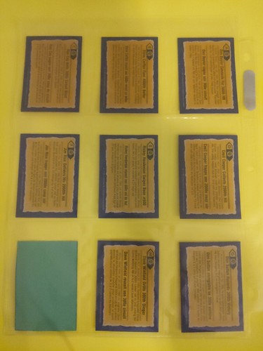 1987 O-Pee-Chee baseball bottom box  complete set of 8 mini cards - Picture 2 of 2